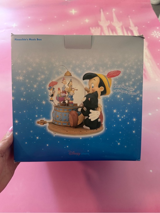 Disney Other - Vintage Disney Pinocchio and Figaro Magic Musical Snow Globe “Brahm's Waltz”!